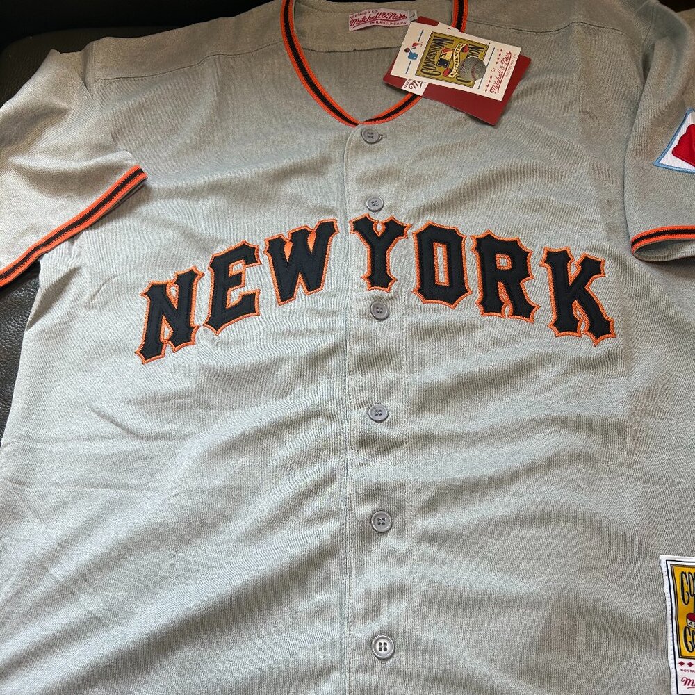 Mitchell and NESS NEW YORK GIANTS WILLIE MAYS Men's JERSEY Sz M,L,XL,2XL NWT - Picture 2 of 8